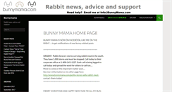 Desktop Screenshot of bunnymama.com